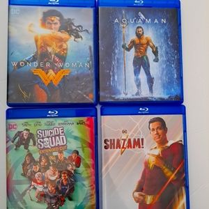 Lot of 4 DC Superhero Blu Ray Movies